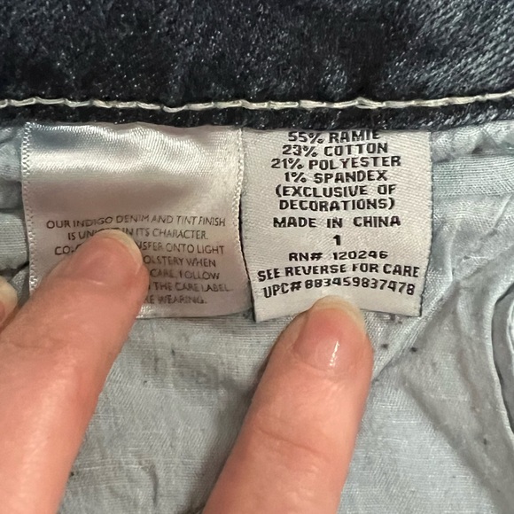 Wallflower Denim Jean Short Shorts - size 1 - Picture 6 of 6